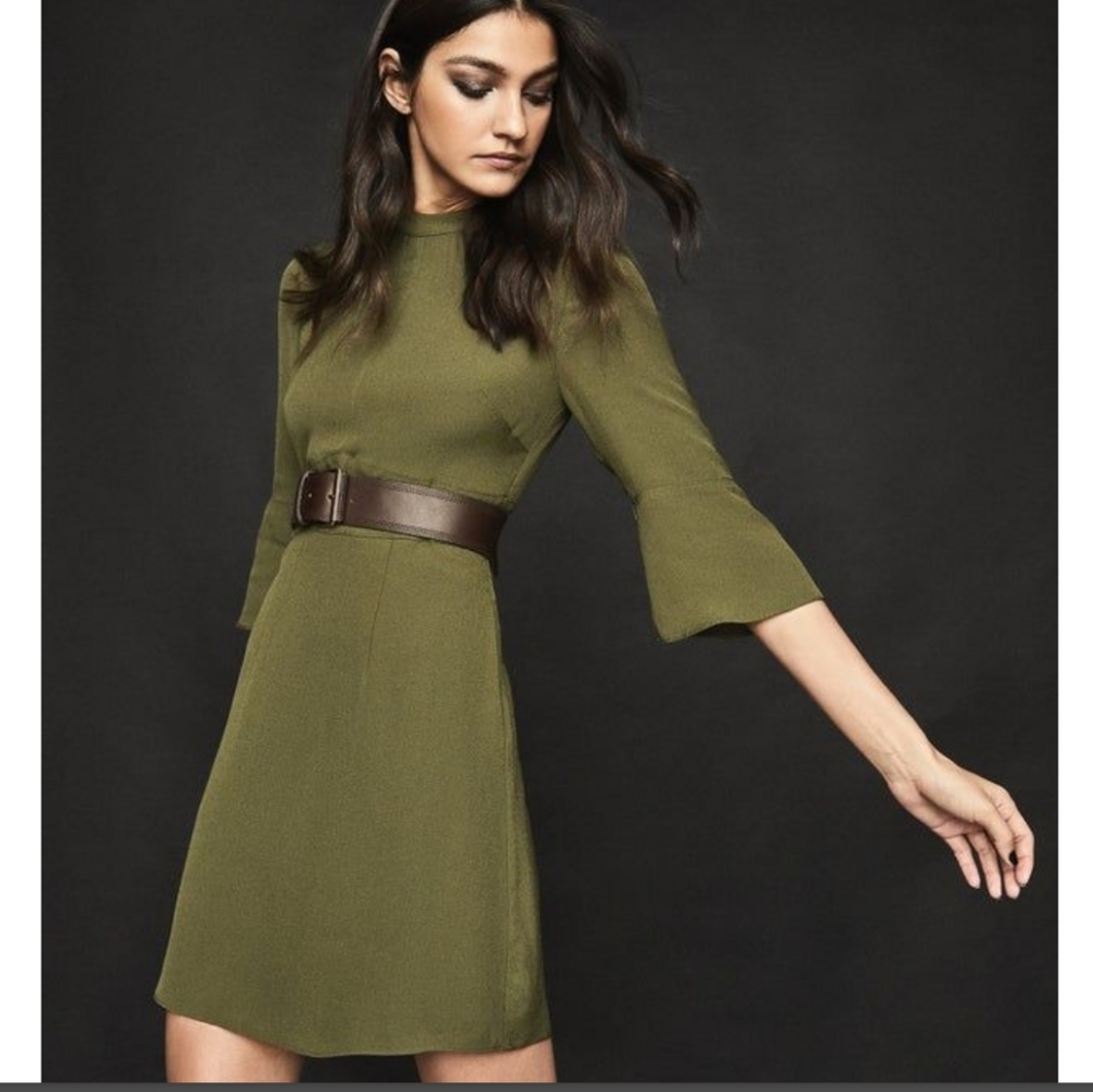 REISS - Crepe Shift Dress - SZ 8